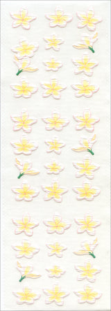 Okuyama & Co Washi Stickers - Plumeria