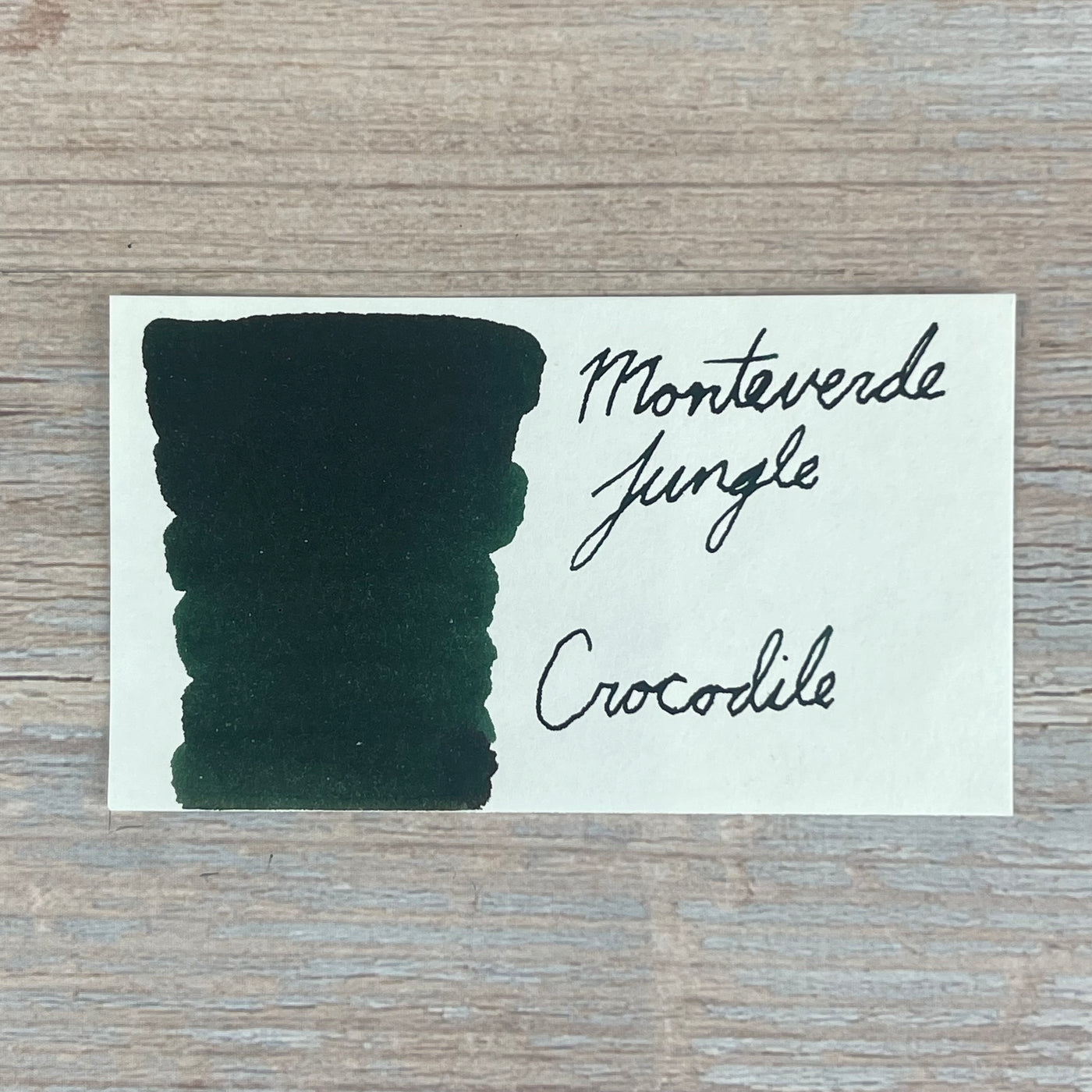 Monteverde Jungle Ink Collection Crocodile (Green) - 30ml Bottled Ink