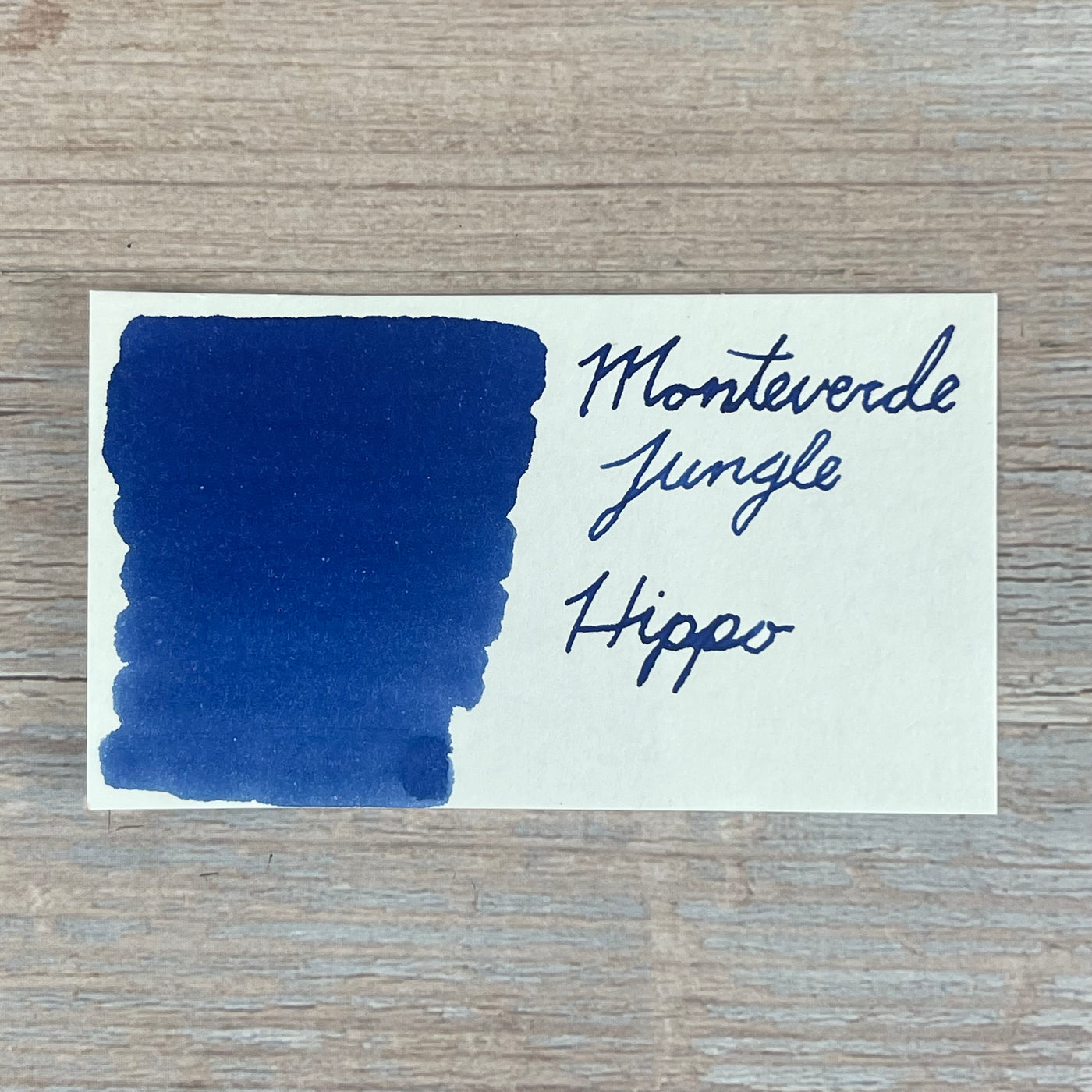 Monteverde Jungle Ink Collection Hippo (Dark Blue) - 30ml Bottled Ink