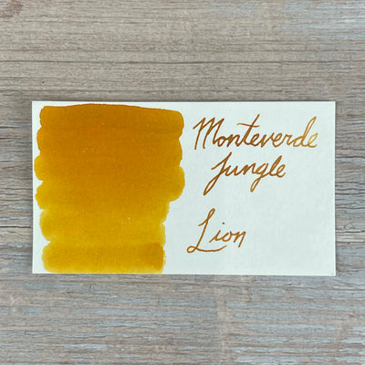 Monteverde Jungle Ink Collection Lion (Yellow) - 30ml Bottled Ink