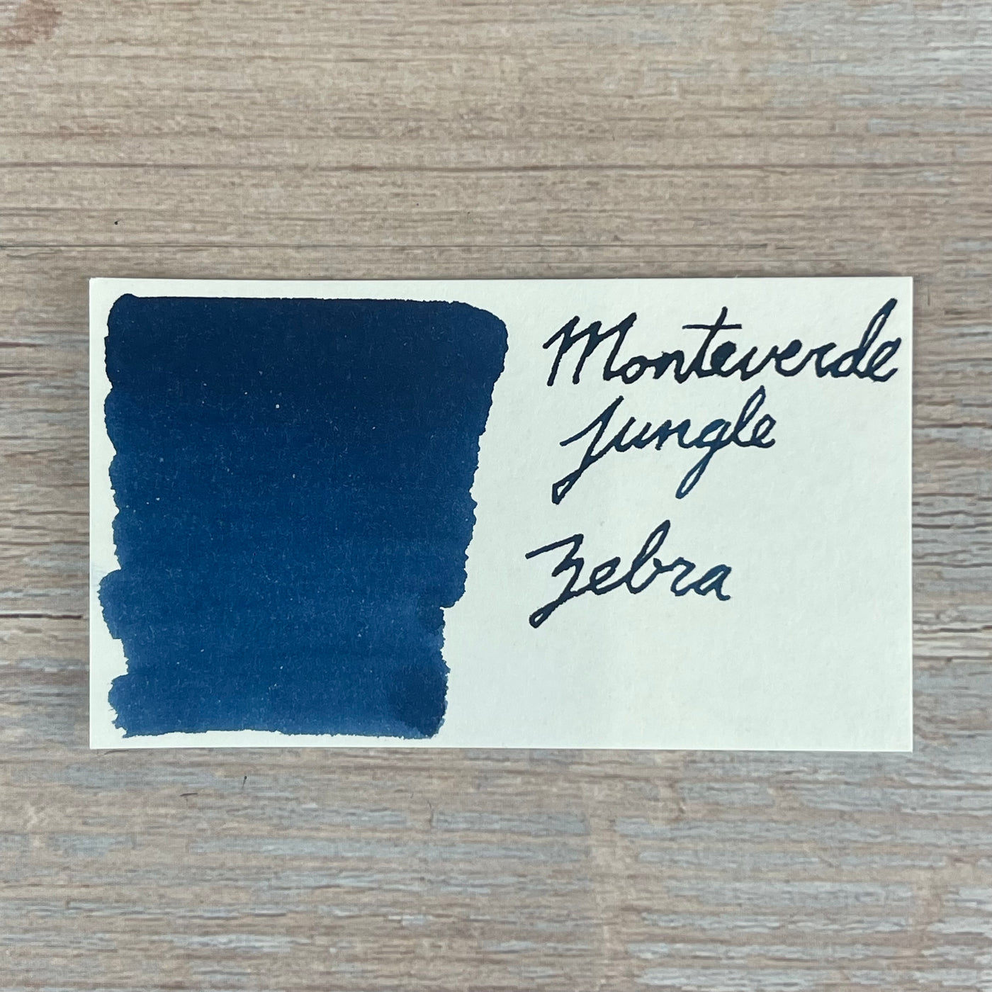 Monteverde Jungle Ink Collection Zebra (Blue) - 30ml Bottled Ink