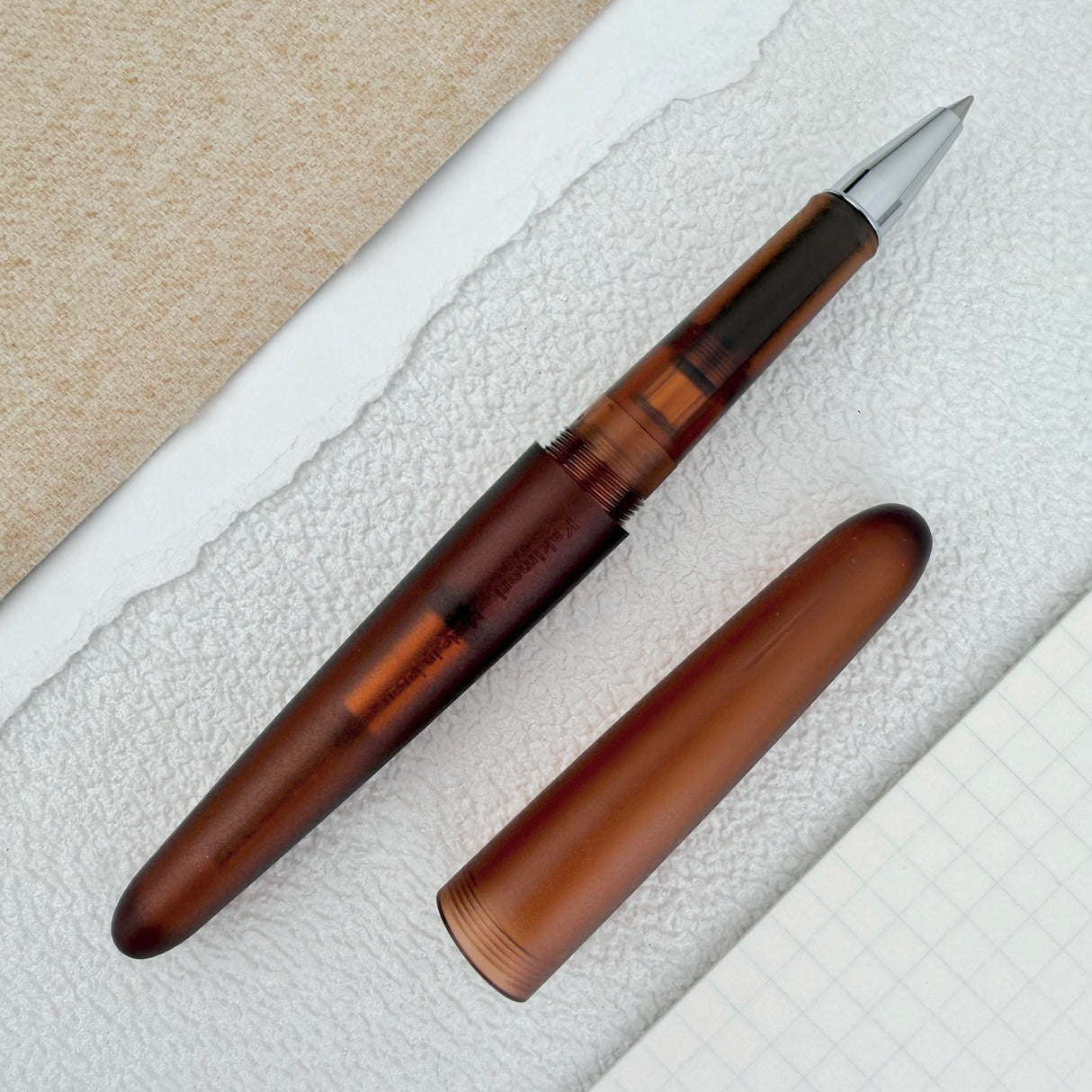 Kakimori Frost Rollerball Pen - Amber