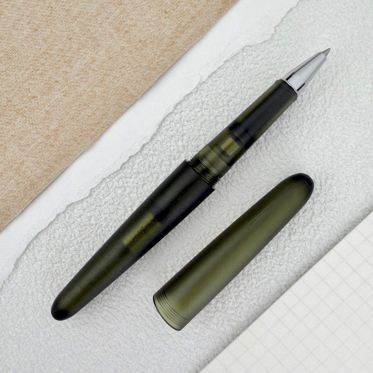 Kakimori Frost Rollerball Pen - Moss