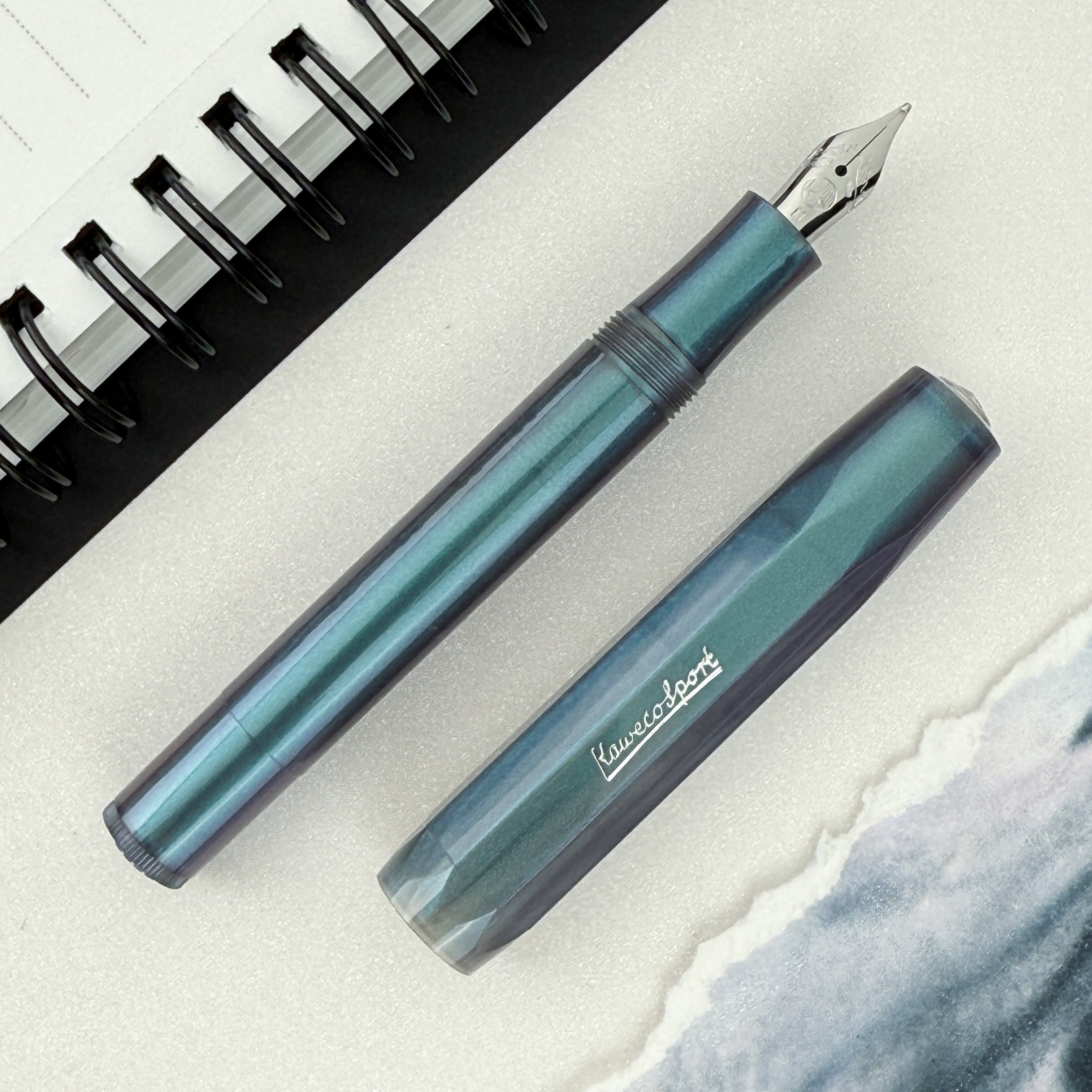 Kaweco Lunar Sport Fountain Pen - Shadow Blue – Atlas Stationers