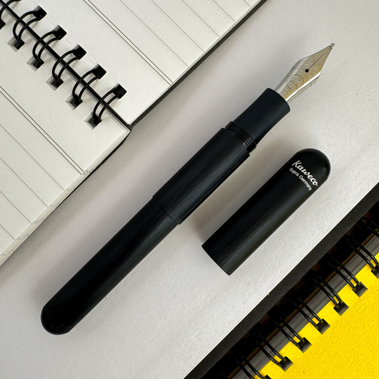 Kaweco Supra Fountain Pen - Aluminum Black