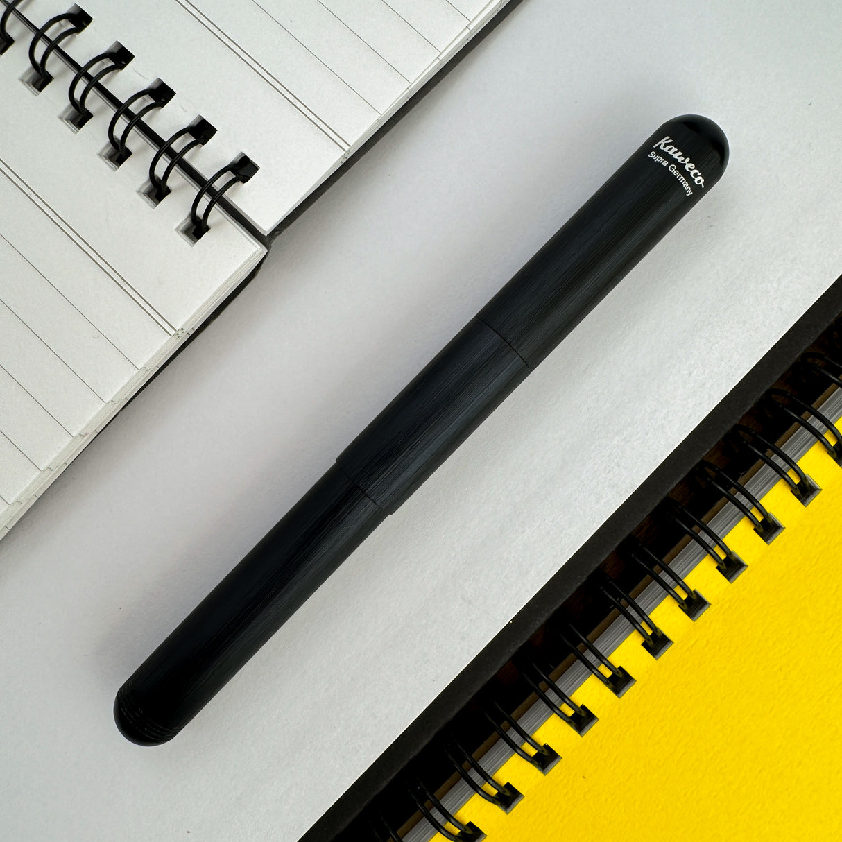 Kaweco Supra Fountain Pen - Aluminum Black