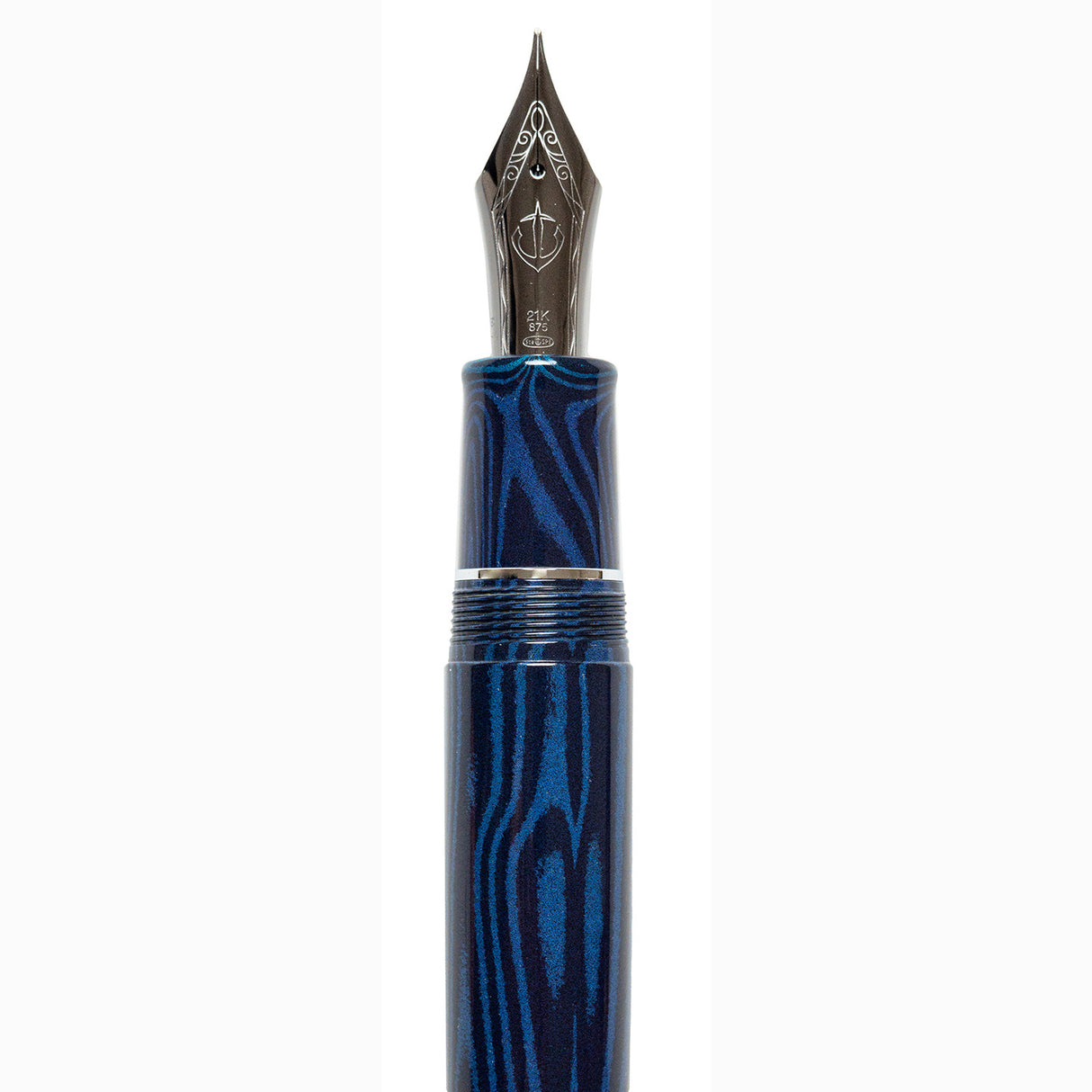 Sailor King of Pen Ebonite Fountain Pen - Blue Phoenix (Limited Edition)