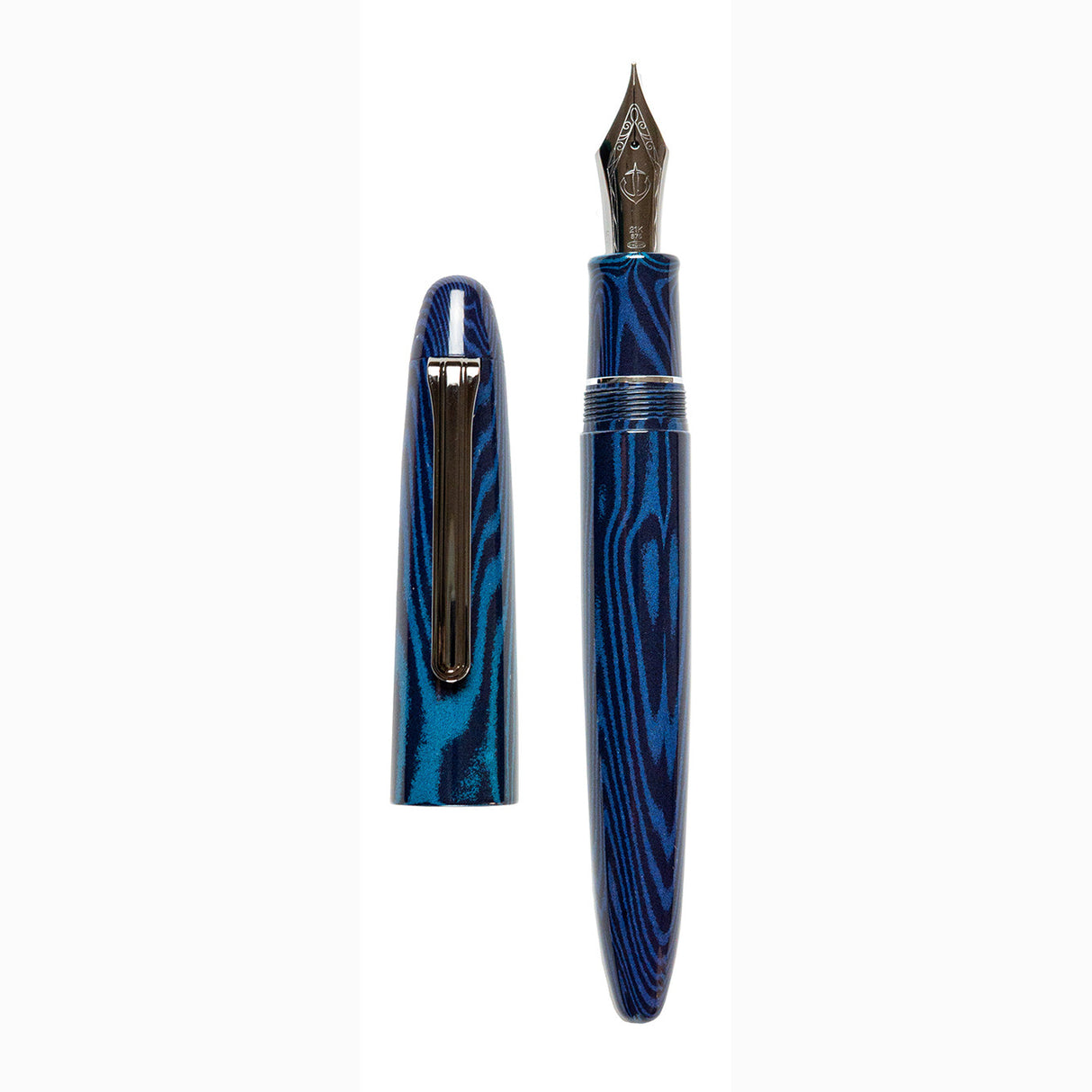 Sailor King of Pen Ebonite Fountain Pen - Blue Phoenix (Limited Edition)