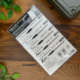 Kuretake Bimoji Fuden Assorted Brush Pens (Set of 5)