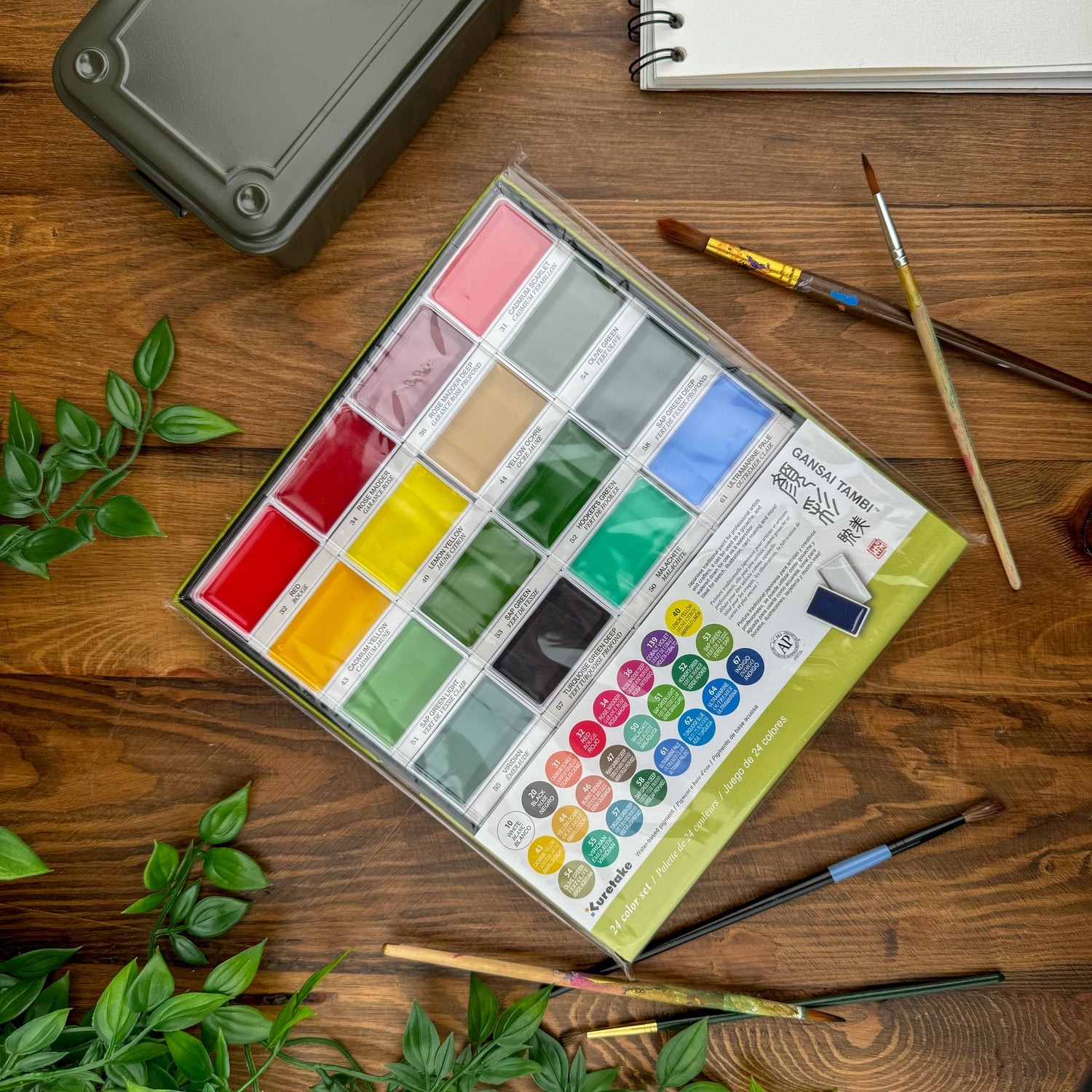 Kuretake Gansai Tambi 24 Color Set