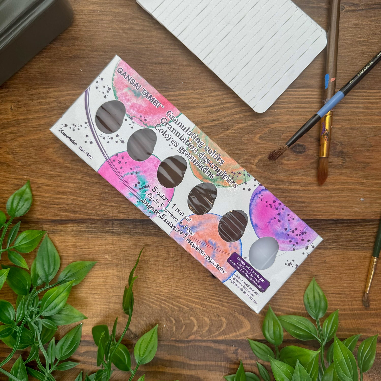 Kuretake Gansai Tambi 5 Color Set - Granulating