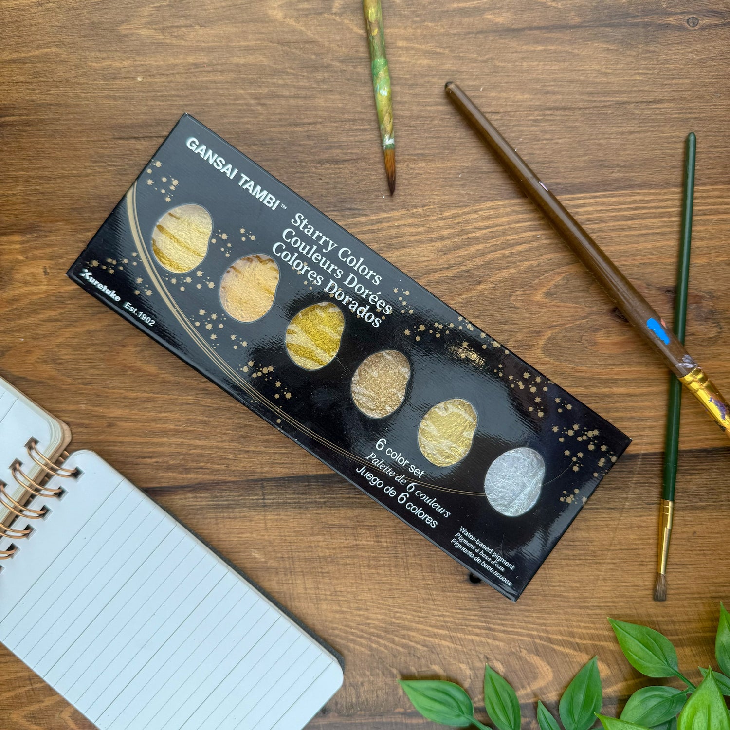 Kuretake Gansai Tambi 6 Color Set - Starry Night