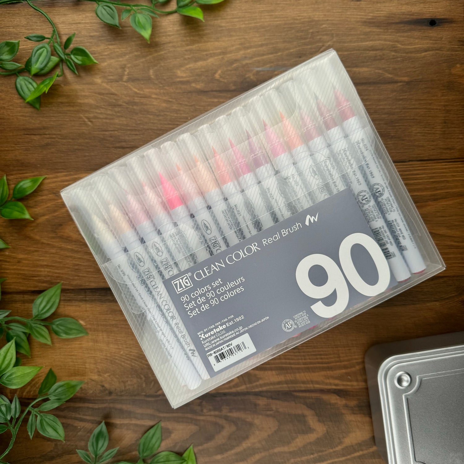 Kuretake Zig Clean Real Brush Markers (Set of 90)