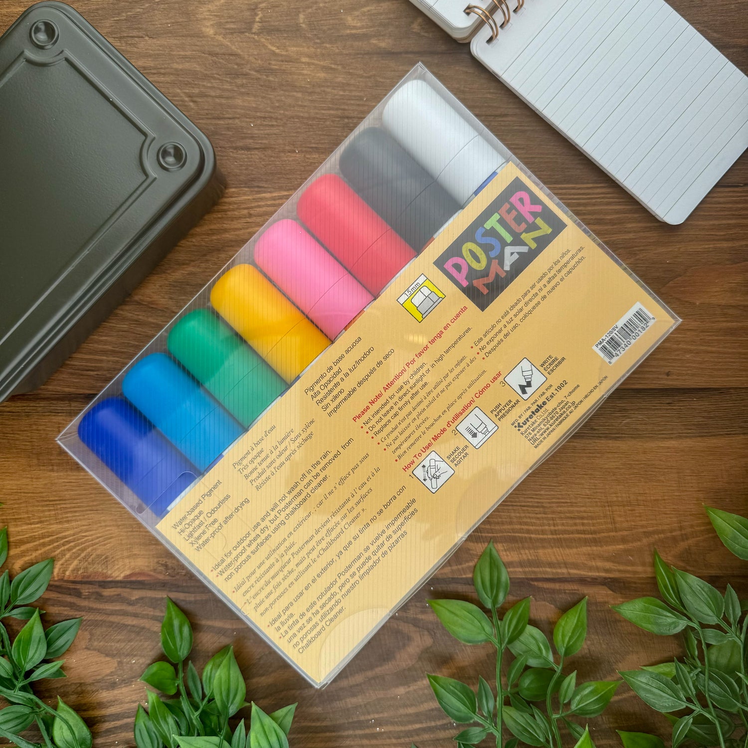 Custom Posterman Kuretake Zig Posterman Markers (Set of 8) – Atlas Stationers