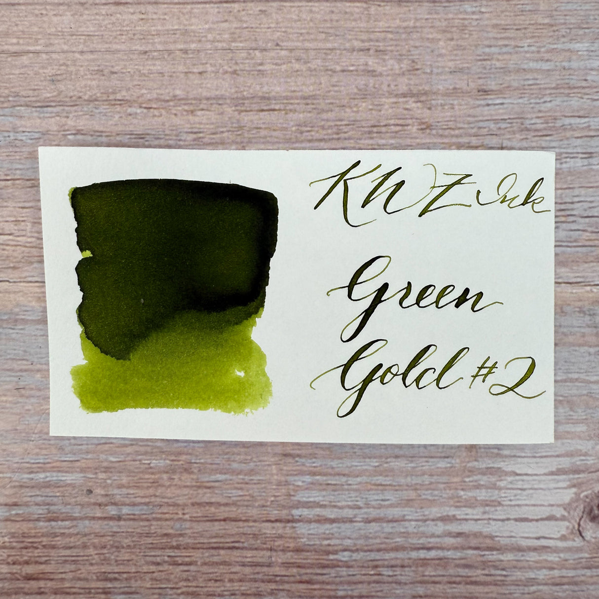 KWZ Green Gold #2 - 60ml Bottled Inks