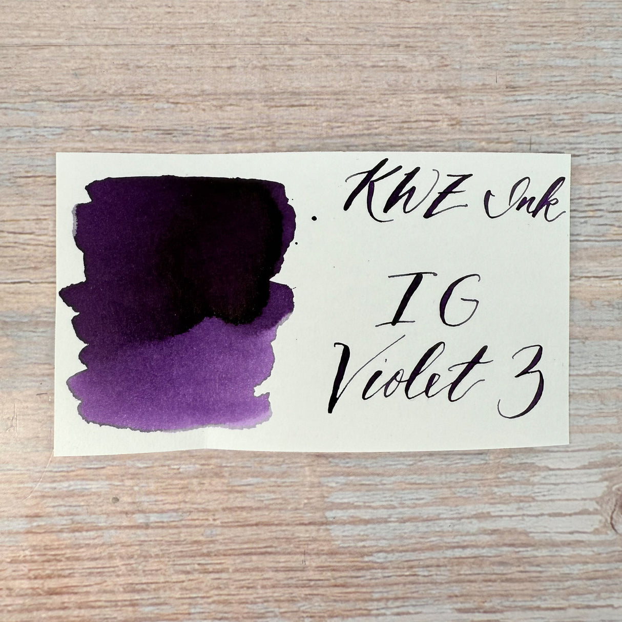 KWZ Iron Gall Violet #3 - 60ml Bottled Ink
