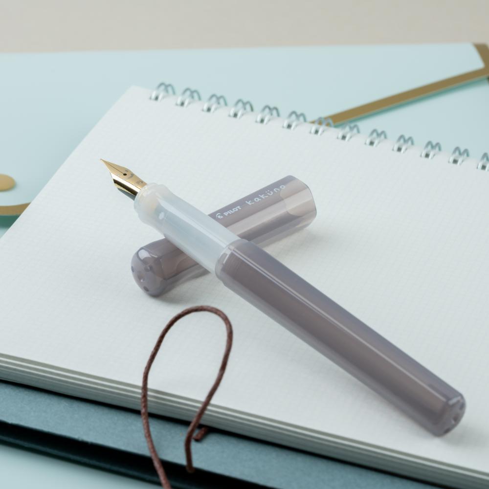 Pilot Kakuno Fountain Pen - Nimbus Gray – Atlas Stationers