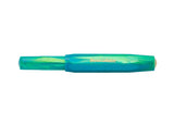 Kaweco Collection Fountain Pen - Marble Ocean, capped, angle 1