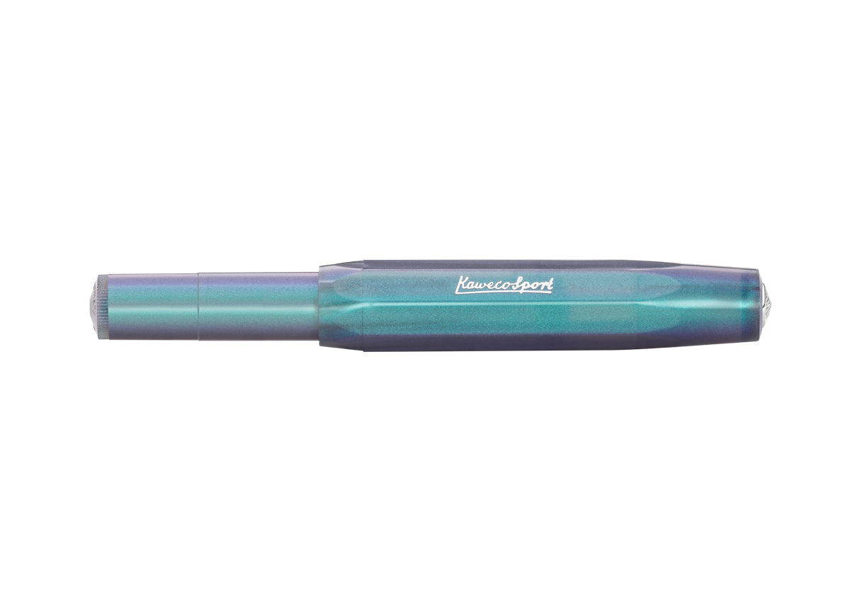 Kaweco Lunar Sport Rollerball Pen - Shadow Blue, capped