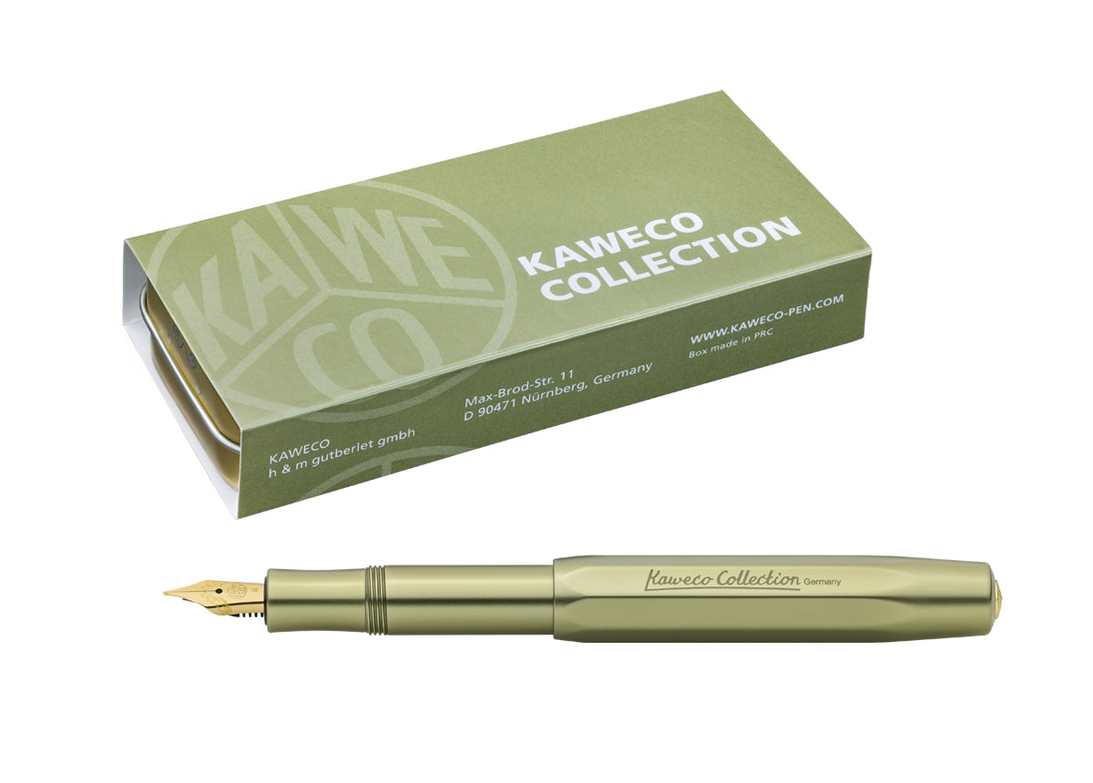 KAWECO 万年筆 olivine サイズ:Ｍ Kaweco Collection AL Sport Fountain Pen - Olivine (Special Edition