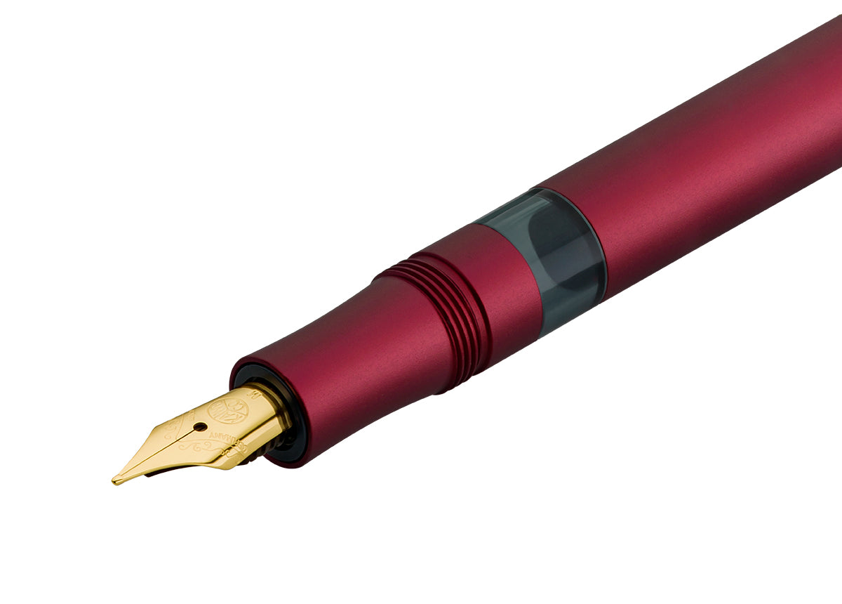 Kaweco Piston AL Sport Fountain Pen - Bordeaux
