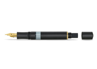 Kaweco Piston AL Sport Fountain Pen - Black (Starter Set)