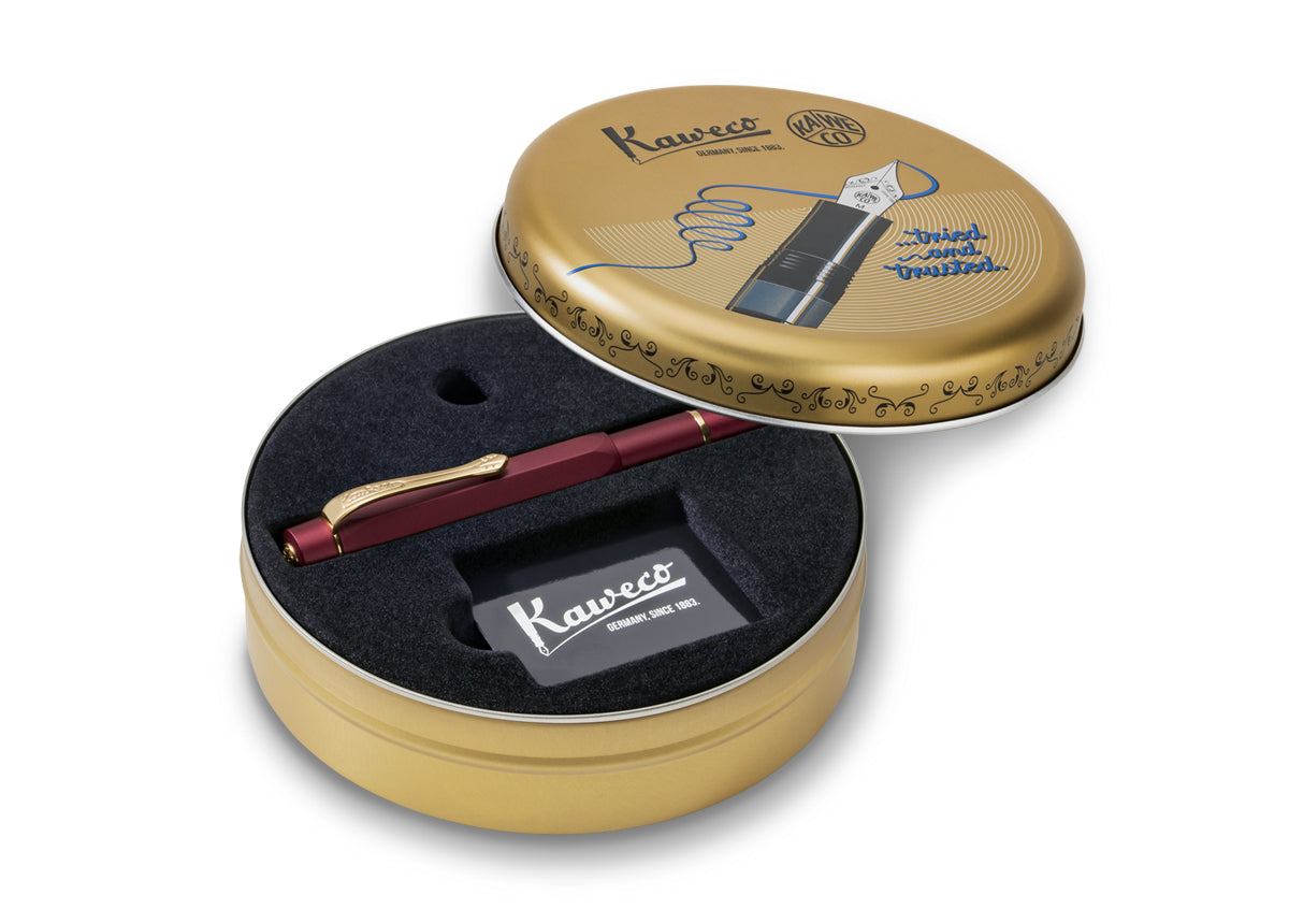 Kaweco Piston AL Sport Fountain Pen - Bordeaux