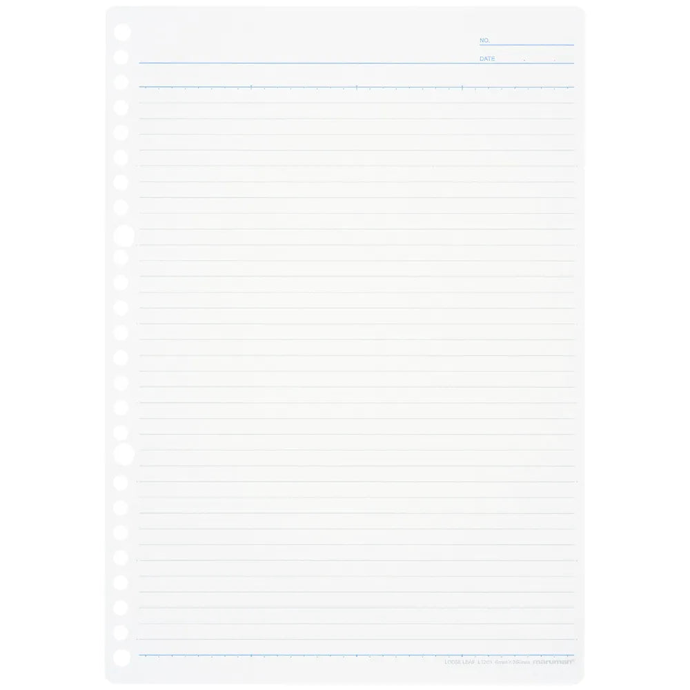 Maruman Loose Leaf Paper - 6mm Ruled - B5