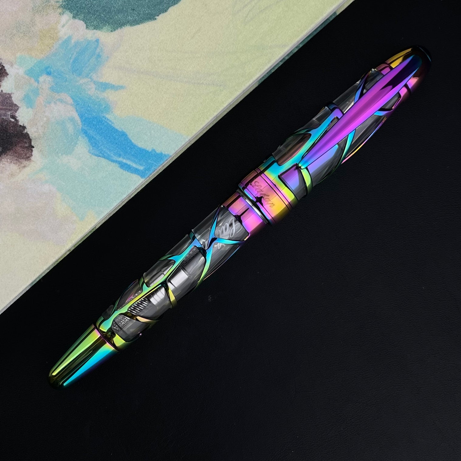 Laban Skeleton Fountain Pen - Rainbow – Atlas Stationers