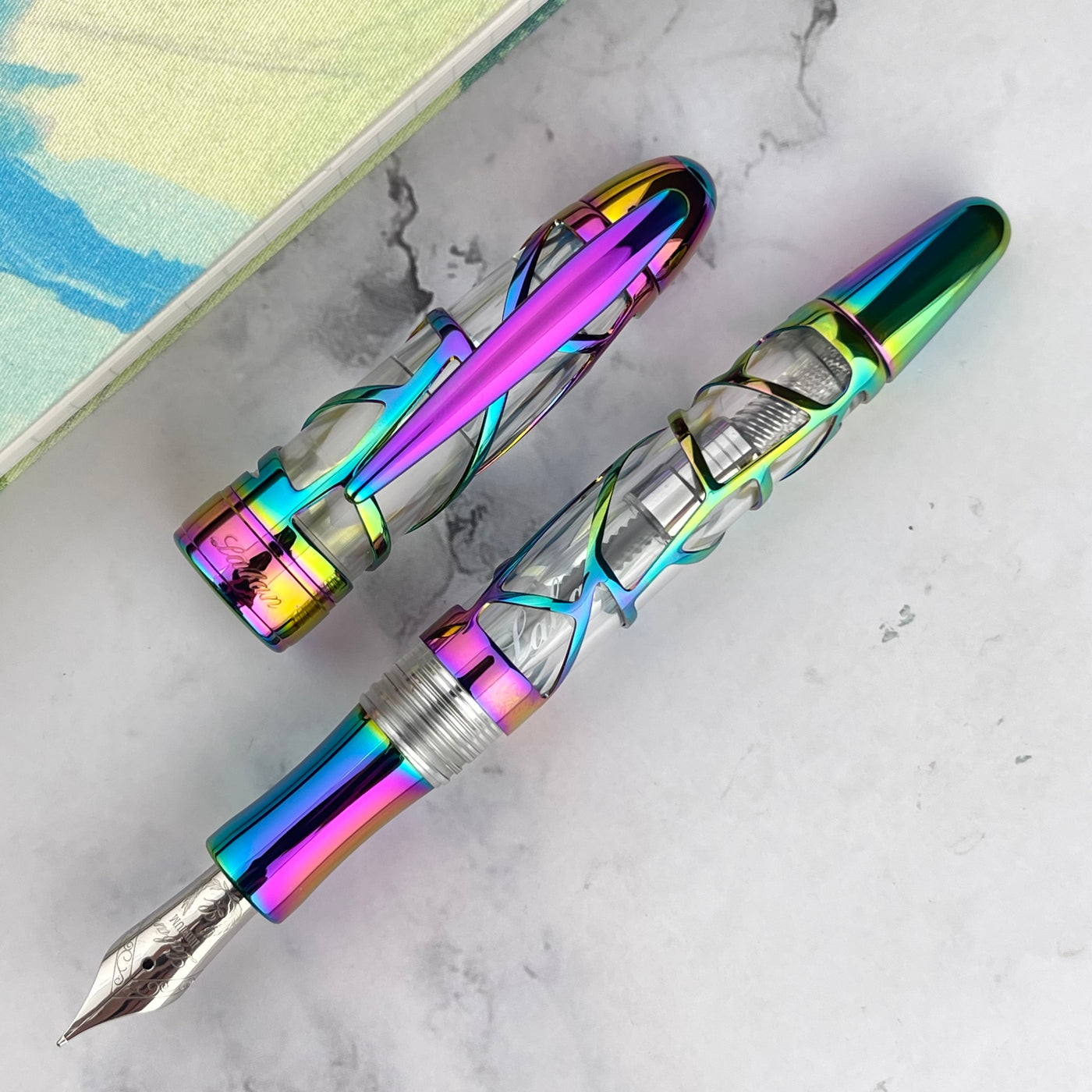 Laban Skeleton Fountain Pen - Rainbow