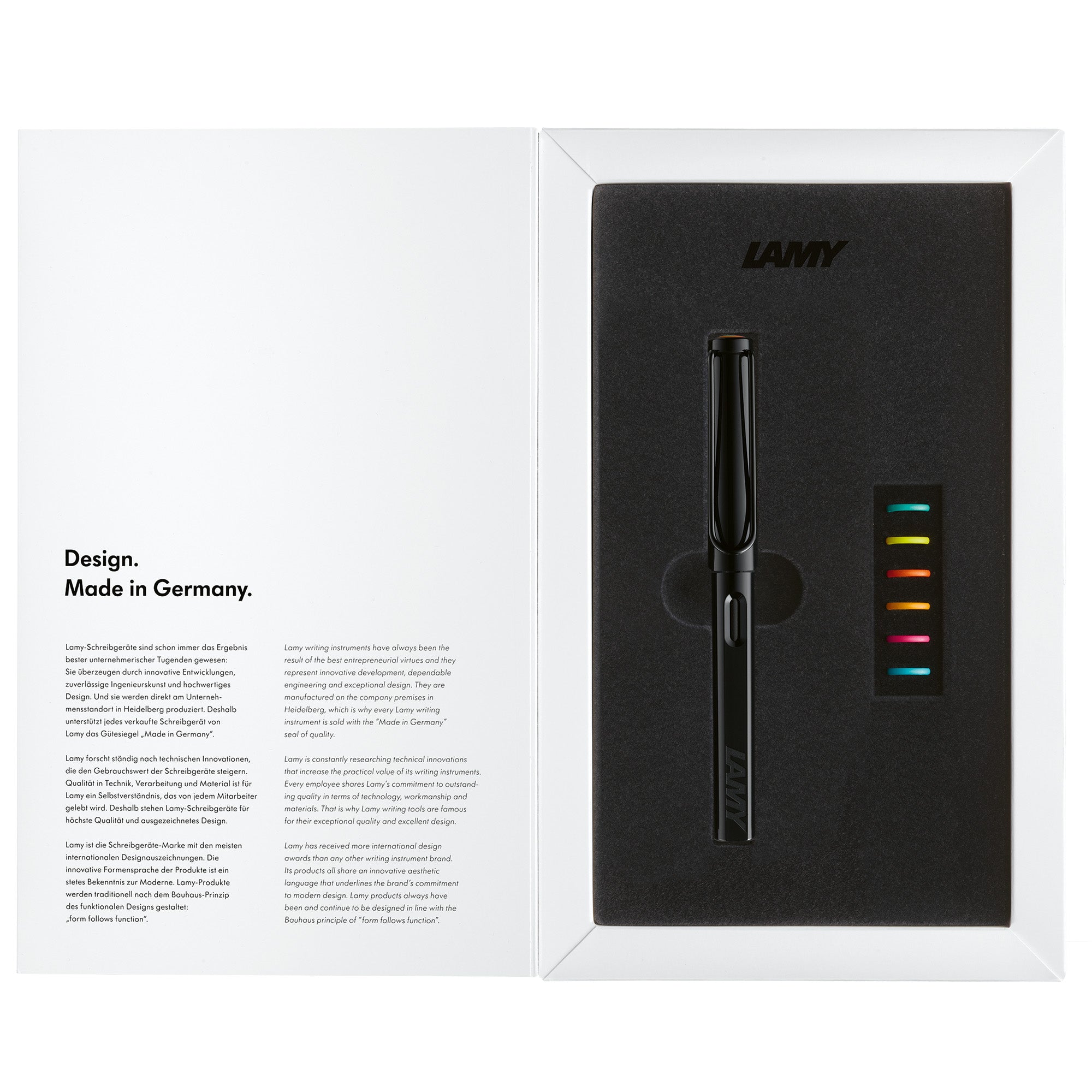 Lamy Safari Multi Ring Fountain Pen - Black – Atlas Stationers