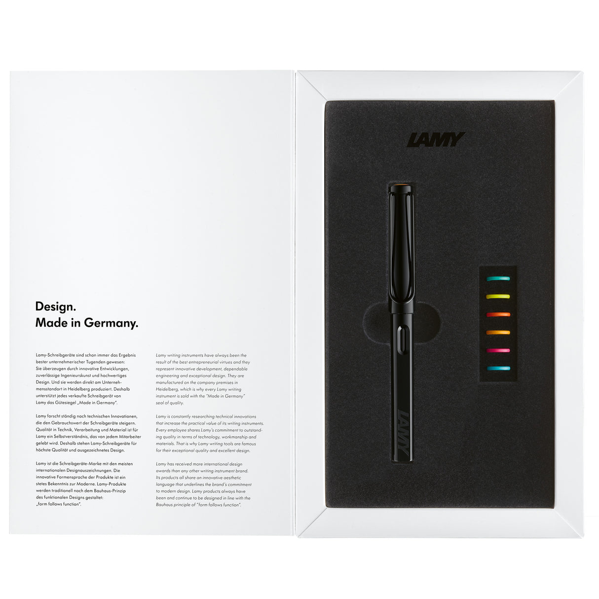 Lamy Safari Multi Ring Fountain Pen - Black