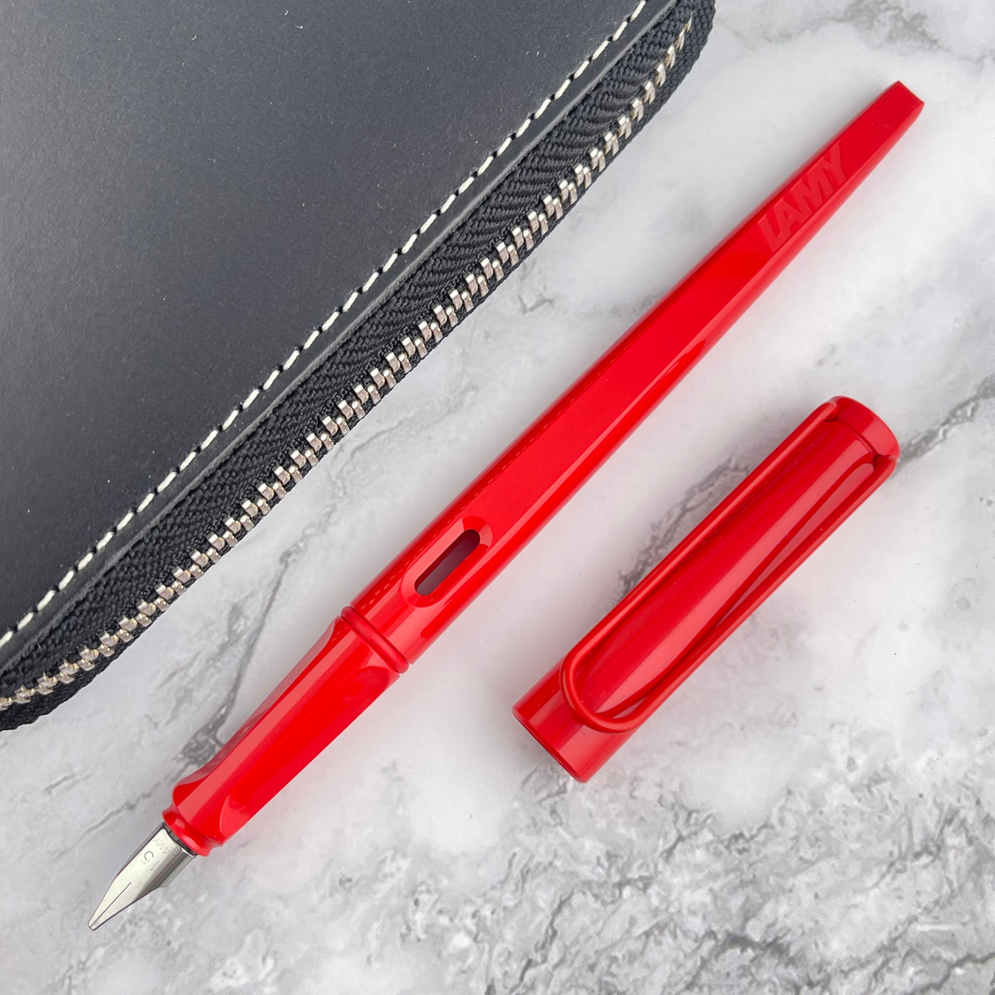 Lamy Joy Calligraphy Fountain Pen - Strawberry – The Pleasure of Writing