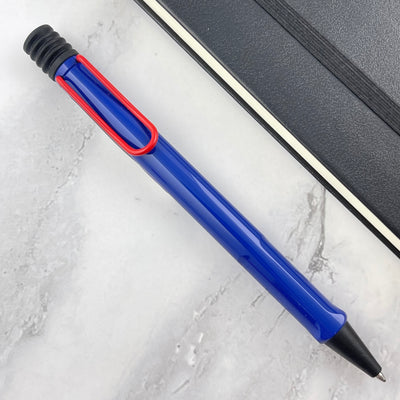Lamy Safari Ballpoint Pen - Blue w/ Red (Special Edition)