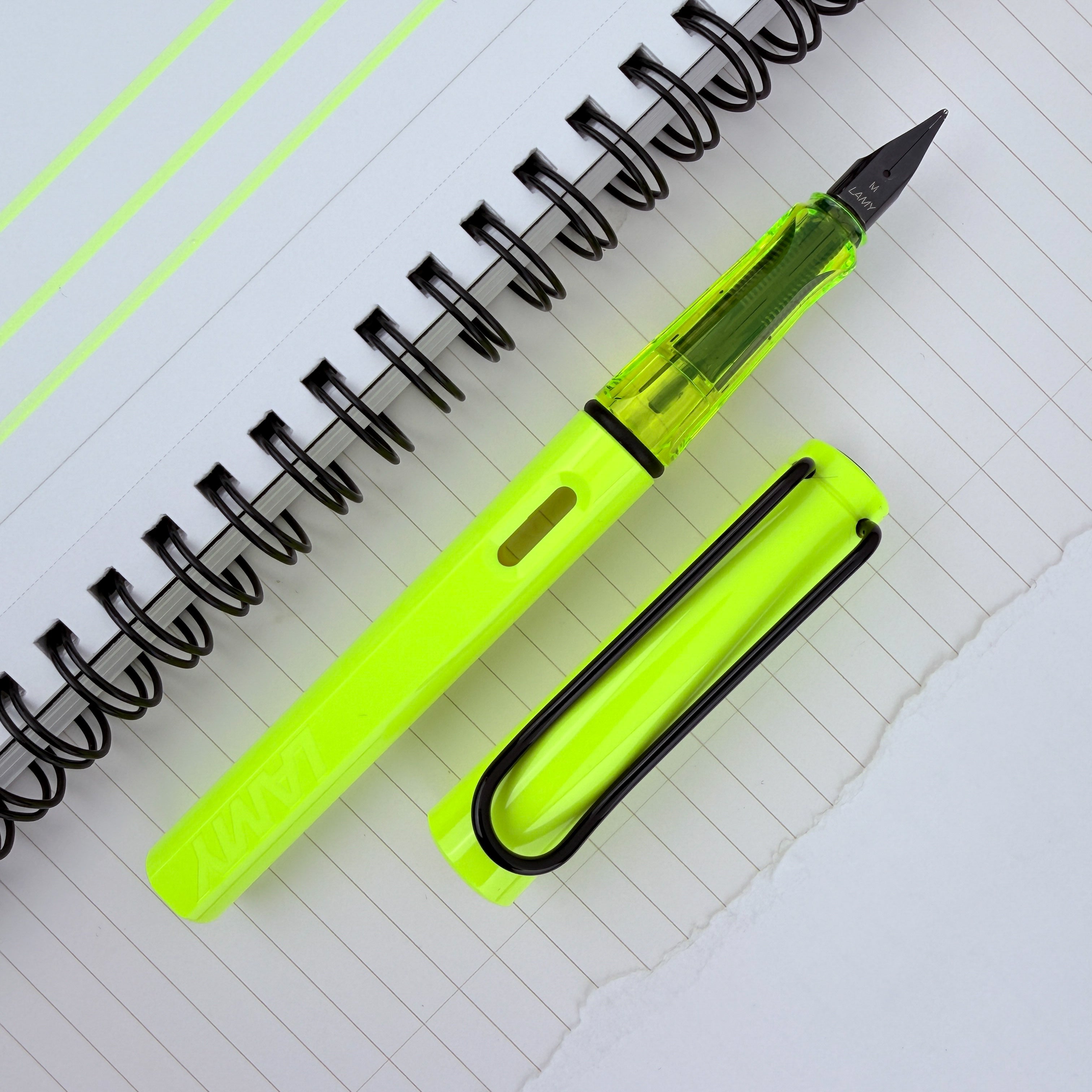 Lamy Safari Fountain Pen - Neon Yellow (Special Edition) – Atlas
