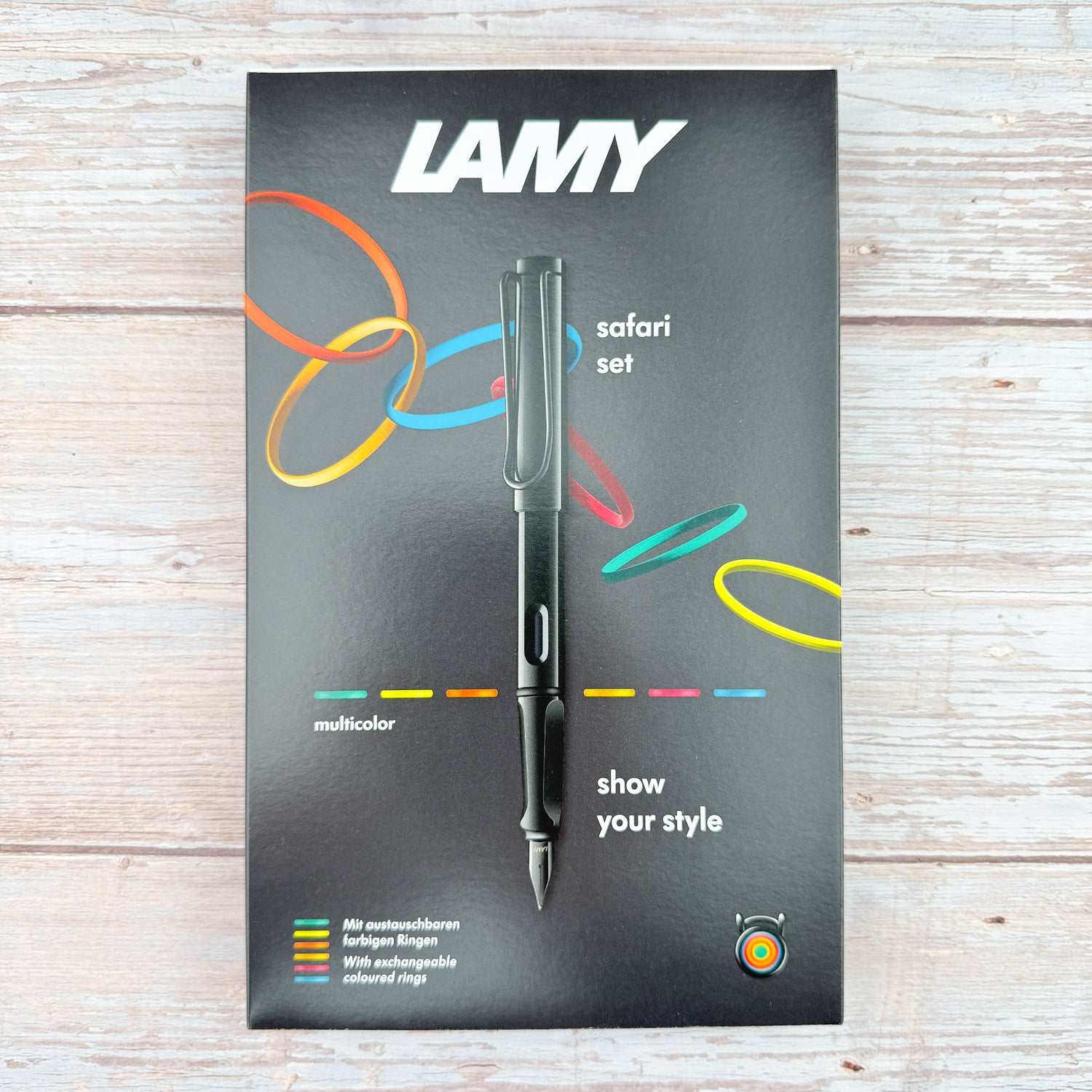 Lamy Safari Multi Ring Fountain Pen - Black
