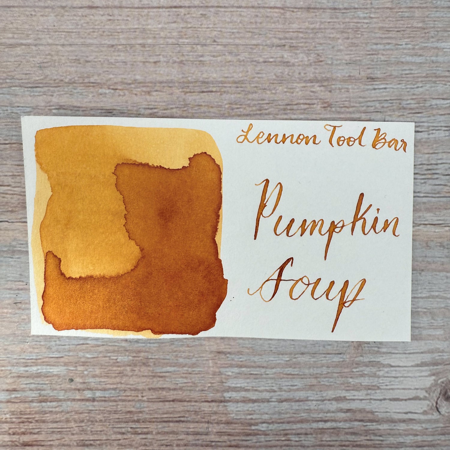 Lennon Tool Bar Pumpkin Soup - 30ml Bottled Ink