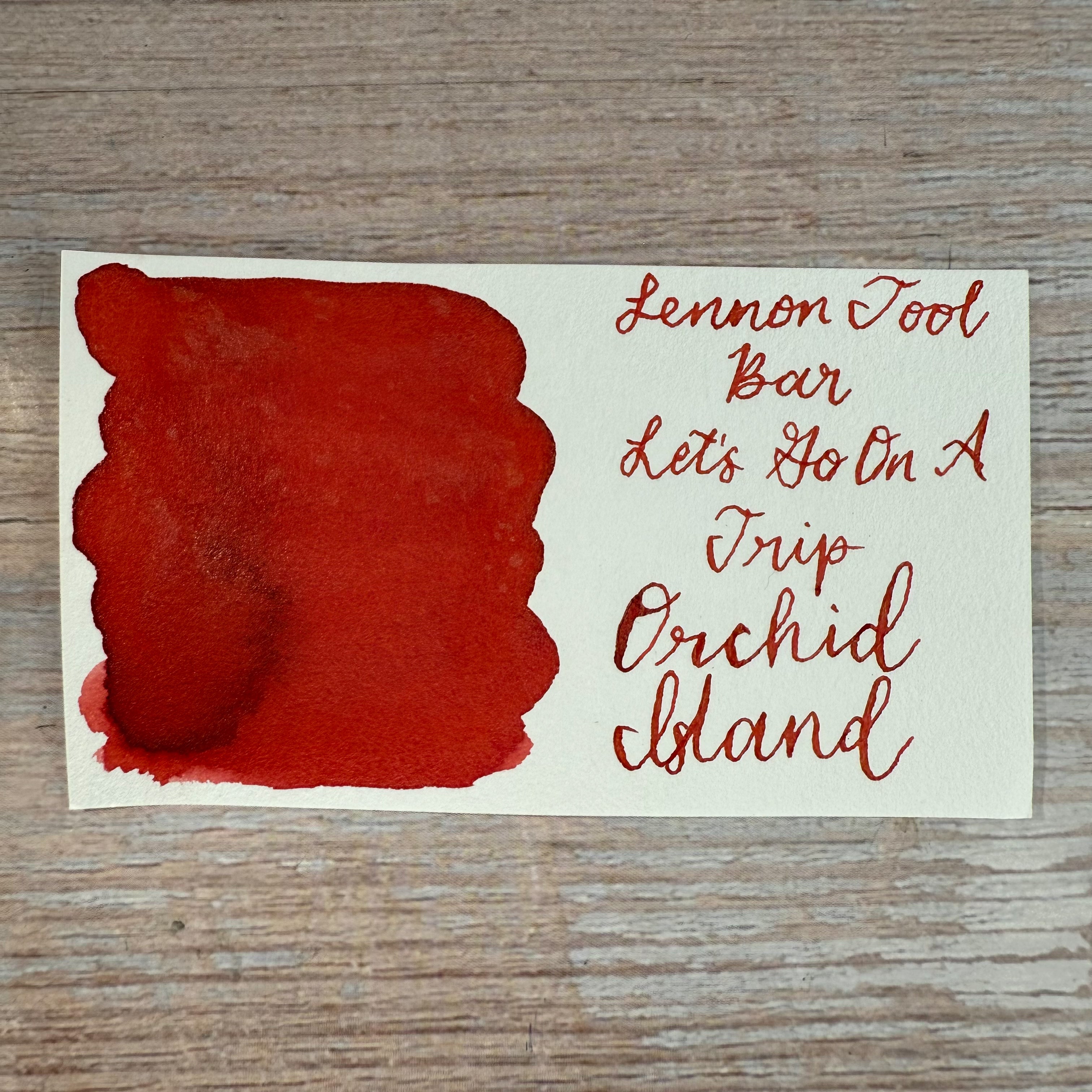 Lennon Tool Bar Orchid Island - 30ml Bottled Ink – Atlas Stationers