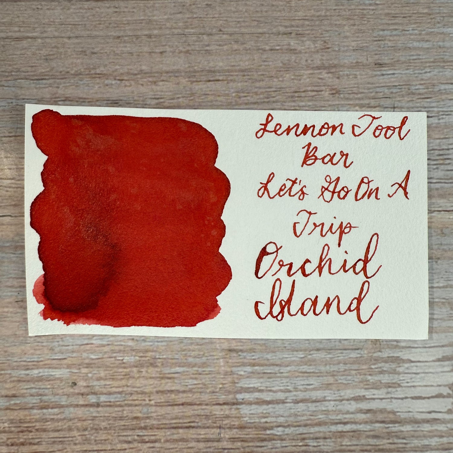 Lennon Tool Bar Orchid Island - 30ml Bottled Ink