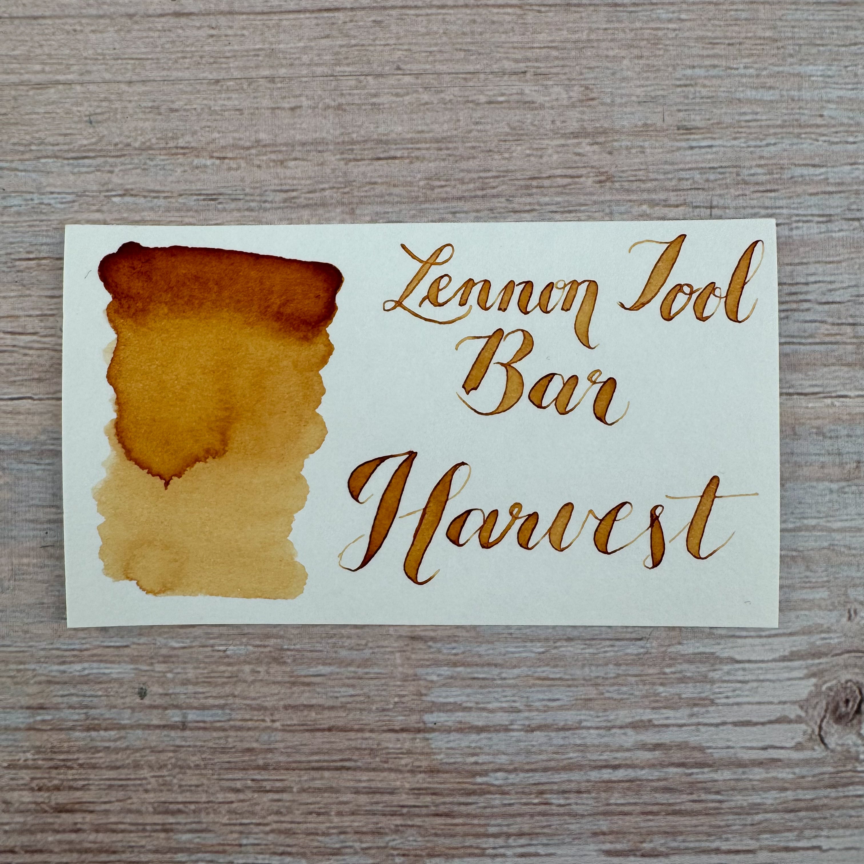 Lennon Tool Bar Harvest - 30ml Bottled Ink – Atlas Stationers