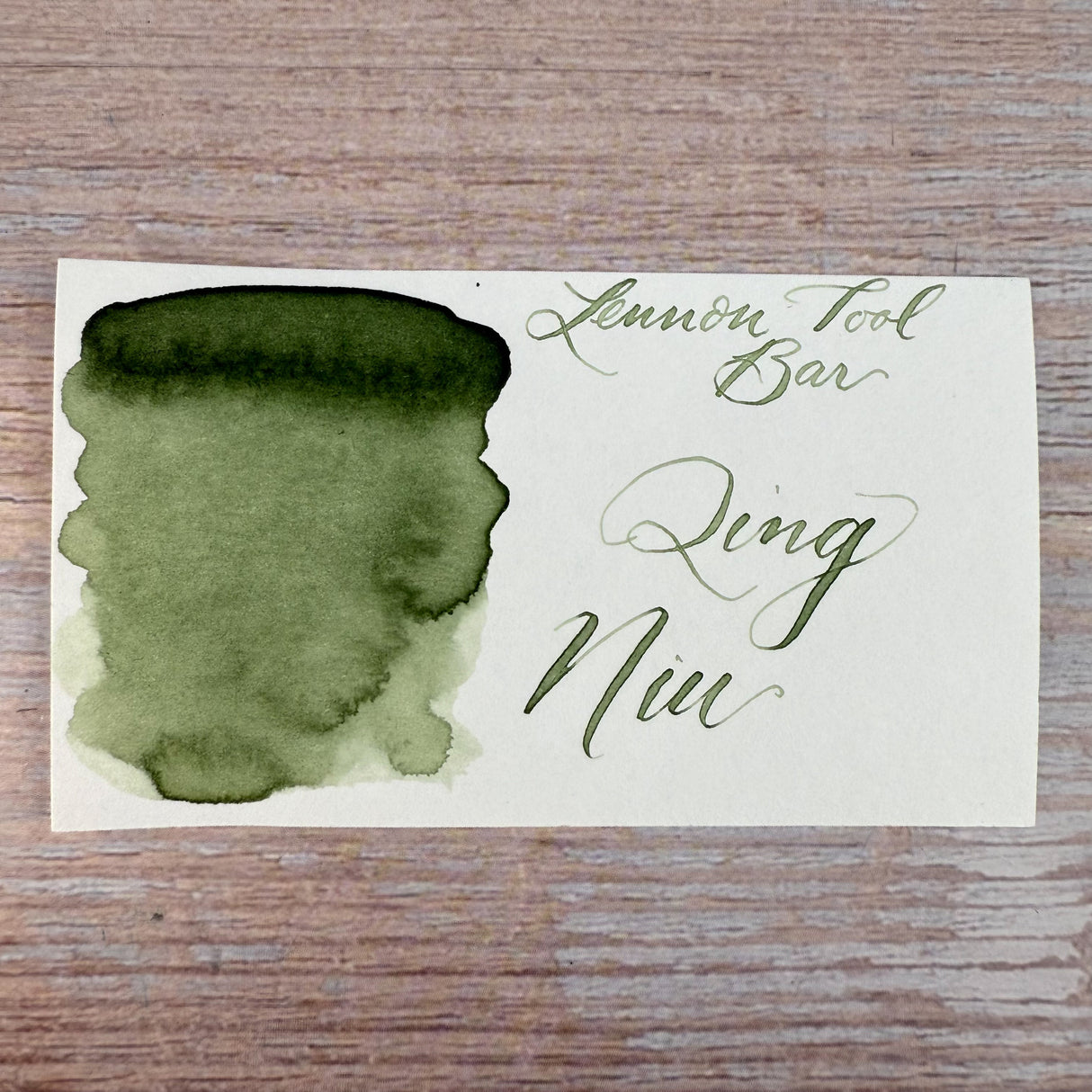 Lennon Tool Bar Qing Niu - 30ml Bottled Ink