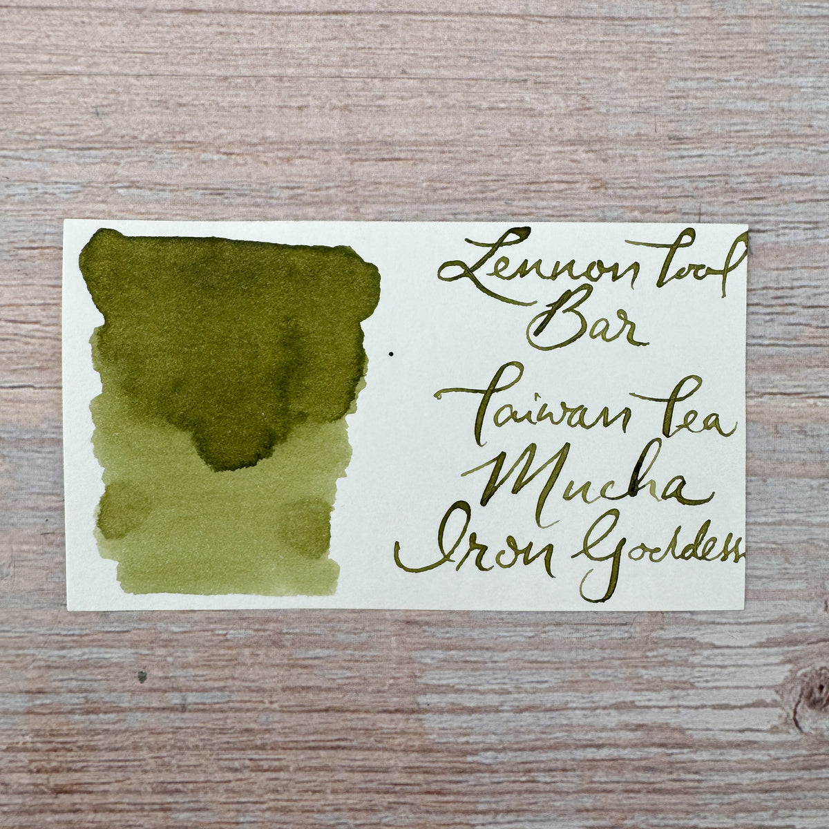 Lennon Tool Bar Muzha Tieguanyin Tea - 35ml Bottled Ink – Atlas Stationers