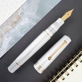 Leonardo Momento Zero Fountain Pen - Aluminia w/ Gold (Limited Edition)