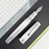 Leonardo Momento Zero Fountain Pen - Aluminia w/ Silver (Limited Edition)