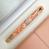 Leonardo Momento Zero Fountain Pen - Angel Skin w/ Silver Trim