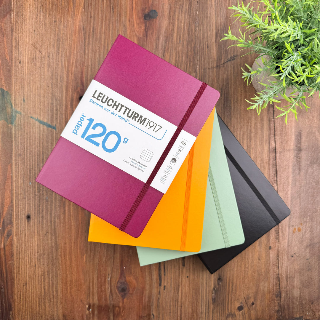 LEUCHTTURM1917 Taccuino A5 Copertina Rigida - 251 Pagine Numerate, Quadretti, Colore Port Red - Foto 13