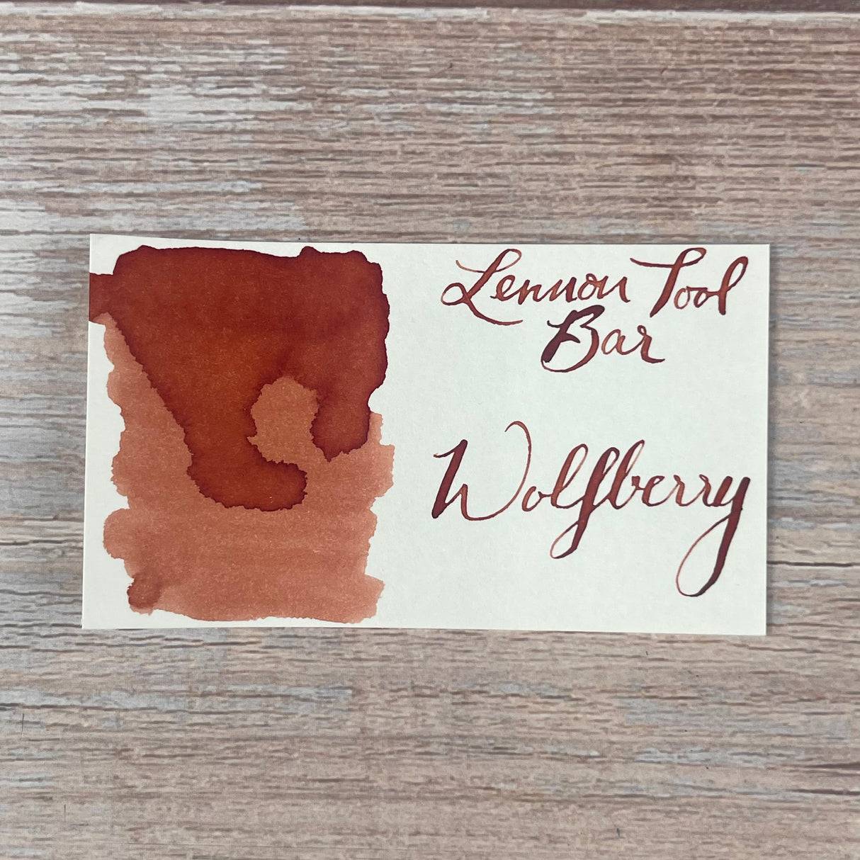 Lennon Tool Bar Wolfberry - 30ml Bottled Ink