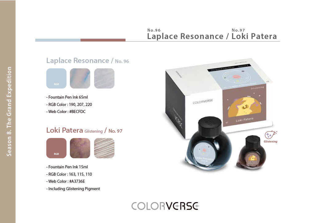 Colorverse Laplace Resonance & Loki Patera - 65ml + 15ml Bottled