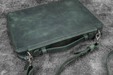 Galen leather Leather Compendium Bag - A4