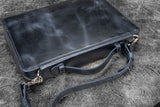 Galen leather Leather Compendium Bag - A4